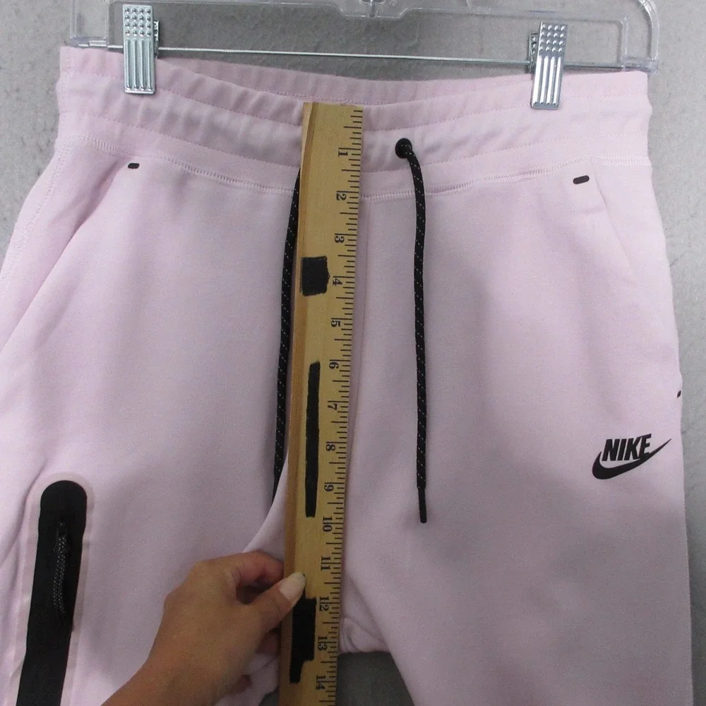 Nike Tech Fleece Joggers Sweatpants Pink Small Pull On Comfort Cozy Travel Gorp